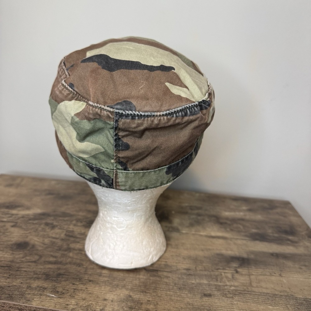 US Military Woodland Camo BDU Patrol Cap Hat 7 3/8 Propper 1989 DLA Contract - Picture 3 of 12